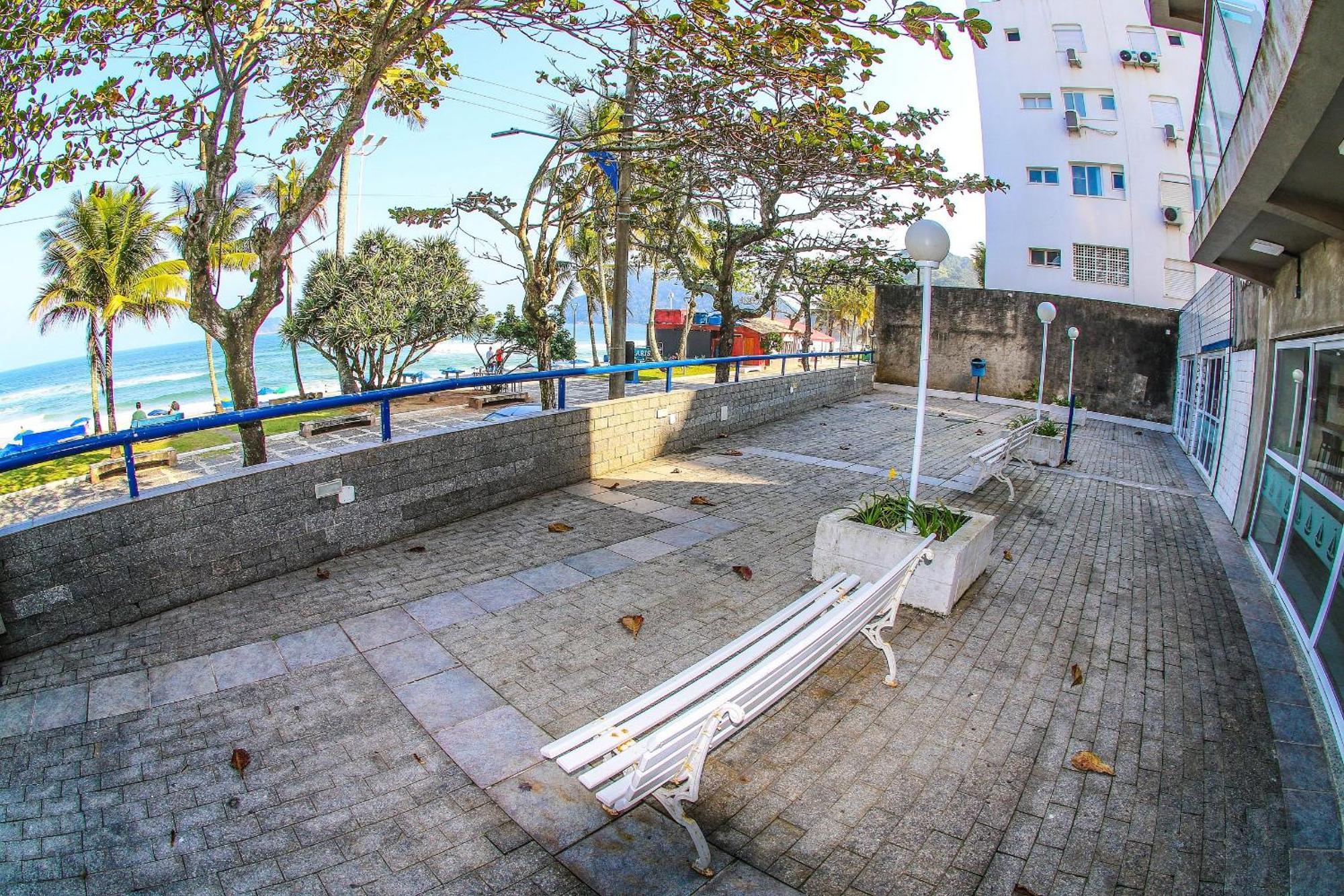 1E-Pe Na Areia Da Praia Do Tombo, 3 Quartos, Ar Cond, 2 Banheiros+Roupas De Cama Guarujá Exteriör bild