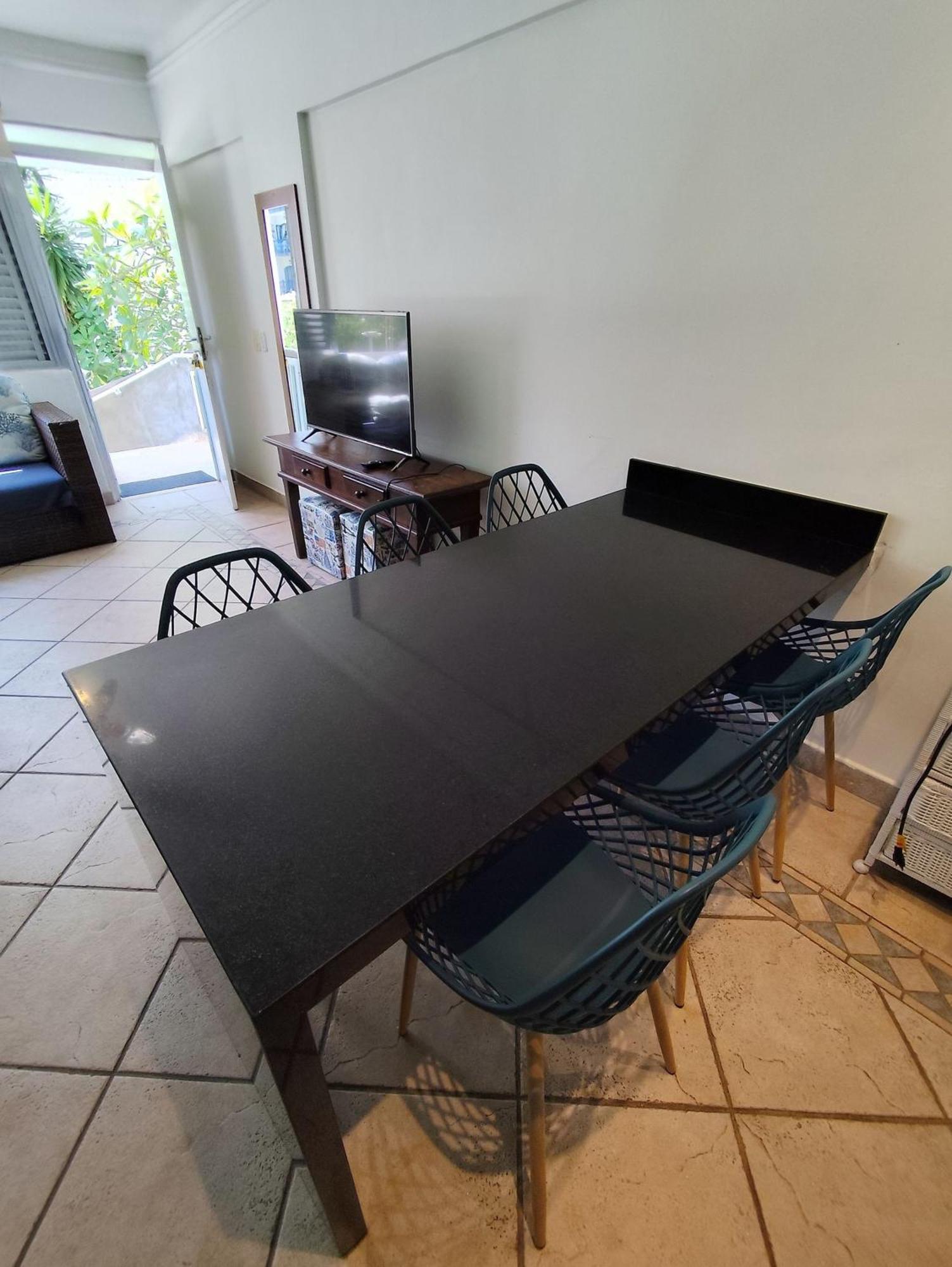 1E-Pe Na Areia Da Praia Do Tombo, 3 Quartos, Ar Cond, 2 Banheiros+Roupas De Cama Guarujá Exteriör bild